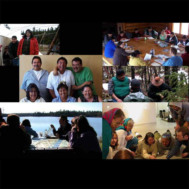 Ateliers de création in situ en territoire Innu, Ilnu, Abénakis, Inuit 2004-2007